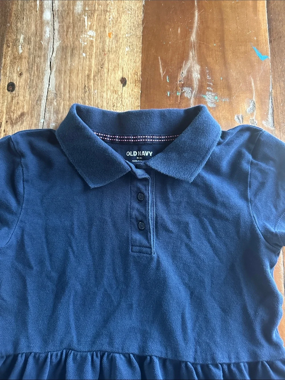 Old Navy Girls Navy Dress, Shirt, Skirt & Vest Set